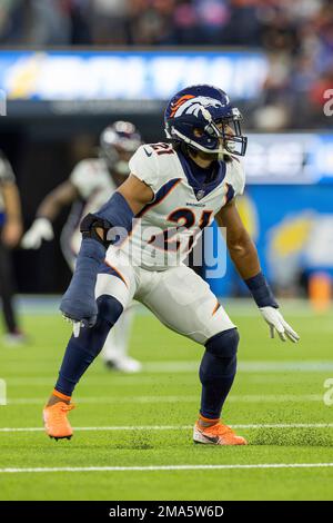 Denver Broncos cornerback K'Waun Williams (21) during the first