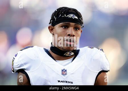 Baltimore Ravens safety Ar'Darius Washington (29) in action during