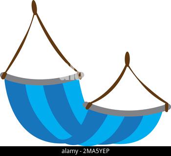 hammock icon vector illustration logo template. Stock Vector