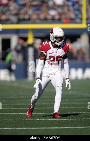 Arizona Cardinals cornerback Christian Matthew (35) warms up before an NFL  football game against the New Orleans Saints, Thursday, Oct. 20, 2022, in  Glendale, Ariz. (AP Photo/Rick Scuteri Stock Photo - Alamy