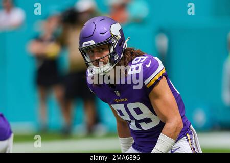 Minnesota Vikings wide receiver Thomas Hennigan (89) makes a catch during  the NFL football team's training camp in Eagan, Minn., Wednesday, July 27,  2022. (AP Photo/Abbie Parr Stock Photo - Alamy