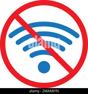 locked wifi signal icon vector illustration symbol design Stock Vector