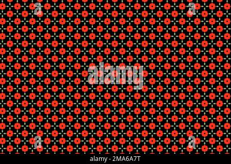 Indian red floral seamless pattern background vector Stock Vector