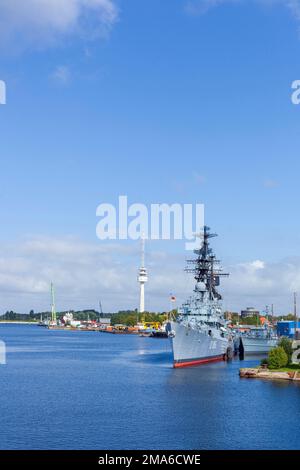 Destroyer Moelders, German Naval Museum, Wilhelmshaven, Lower Saxony, Germany Stock Photo