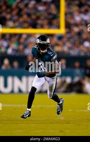 Philadelphia Eagles' DeVonta Smith reacts after an NFL football game, Sunday,  Nov. 27, 2022, in Philadelphia. (AP Photo/Matt Slocum Stock Photo - Alamy