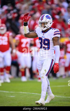 Buffalo Bills cornerback Cam Lewis (39) against the New York Jets