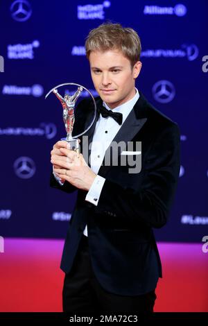 Formula 1 World Champion Nico Rosberg, Winner 2017 Laureus World Sports Awards, Monaco, Sporting Monte-Carlo, Red Carpet Stock Photo