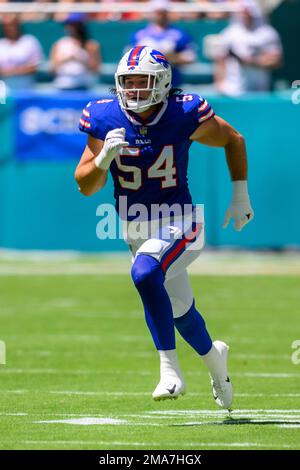 Buffalo Bills linebacker Baylon Spector (54) plays during an NFL football  game against the Los Angeles Rams Sept. 8, 2022, in Inglewood, Calif. (AP  Photo/Denis Poroy Stock Photo - Alamy