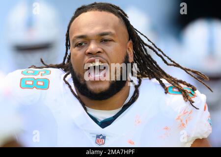 August 19, 2023: Miami Dolphins offensive tackle Robert Hunt (68) during  warmups prior to a preseason game between the Miami Dolphins and the  Houston Texans in Houston, TX. Trask Smith/CSM Stock Photo - Alamy