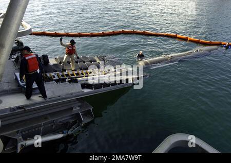 060130-N-7676W-111. Subject Operation/Series: SEAHORSE AUV ABOARD SEA FIGHTER (FSF-1) Base: San Diego State: California (CA) Country: United States Of America (USA) Stock Photo