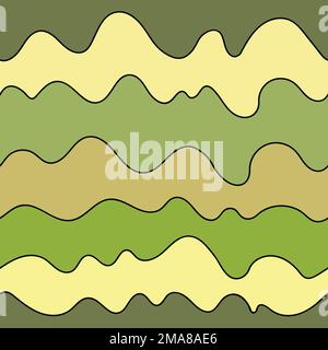 Abstract background with colorful geometric shapes. Rainbow seamless pattern. Gradient waves, lines, dynamical forms. Design for poster, fabric Stock Vector