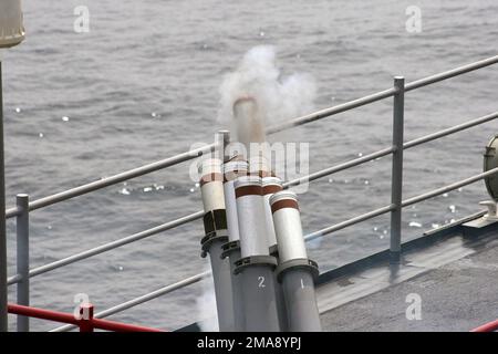 060412-N-3573B-001. Base: USS Harpers Ferry (LSD 49) Stock Photo