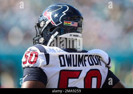 San Francisco 49ers defensive end Kemoko Turay (53) and Houston Texans  defensive end Michael Dwumfour (98) after the NFL game between the San  Francisc Stock Photo - Alamy