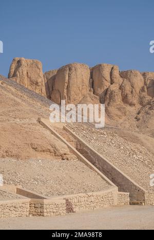 Eingang zu einer Grabanlage, Pharaonengrab, Tal der Könige, Theben-West, Ägypten Stock Photo