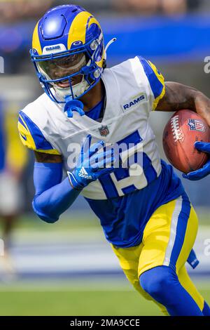 Los Angeles Rams wide receiver Tutu Atwell (15) makes a catch