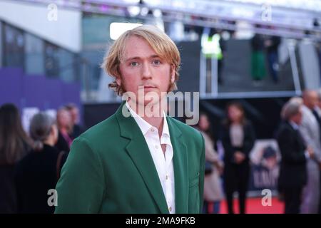 Barney Fishwick poses for photographers upon arrival for the premiere ...