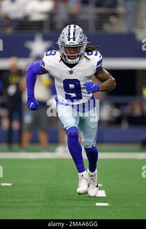 Dallas Cowboys wide receiver KaVontae Turpin (9) returns a punt against the  Houston Texans during an NFL football game in Arlington, Texas, Sunday,  Dec. 11, 2022. (AP Photo/Ron Jenkins Stock Photo - Alamy