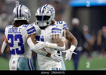 Dallas Cowboys running back Rico Dowdle (23) is seen after an NFL football  game against the Washington Commanders, Sunday, Oct. 2, 2022, in Arlington,  Texas. Dallas won 25-10. (AP Photo/Brandon Wade Stock Photo - Alamy