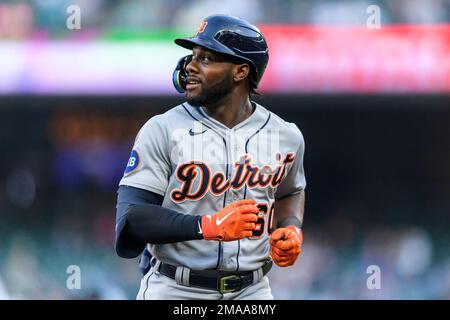 Baddoo Exclusive! Akil Baddoo Game-Used Detroit Tigers Home Cap