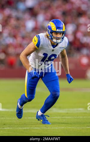 Los Angeles Rams wide receiver Ben Skowronek hauls in a 14-yard