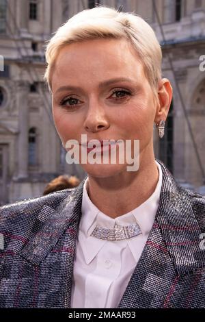 Princess Charlene and Princess Maria Olympia attend Louis Vuitton  Spring/Summer 2023 Show — UFO No More
