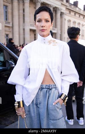 Halsey departs the Chanel ready-to-wear Spring/Summer 2023 fashion  collection presented Tuesday, Oct. 4, 2022 in Paris. (Photo by Vianney Le  Caer/Invision/AP Stock Photo - Alamy