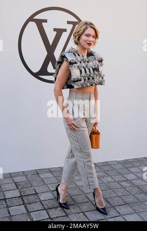 Lea Seydoux attends the Louis Vuitton Fall/Winter 2023-2024 ready