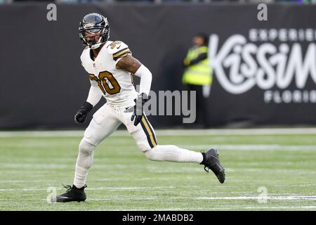 New Orleans Saints cornerback Bradley Roby (21) in action during an NFL  football game against the Seattle Seahawks, Sunday, Oct. 9, 2022, in New  Orleans. (AP Photo/Tyler Kaufman Stock Photo - Alamy