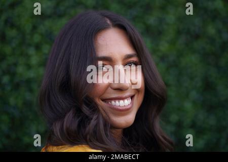 Susan Ansman arrives at the Imagen Awards on Sunday, Oct. 2, 2022, at