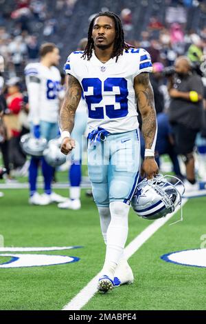 Dallas Cowboys running back Rico Dowdle (23) is seen after an NFL football  game against the Washington Commanders, Sunday, Oct. 2, 2022, in Arlington,  Texas. Dallas won 25-10. (AP Photo/Brandon Wade Stock Photo - Alamy