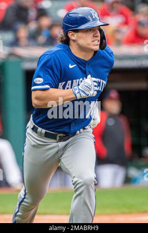 Kansas City Royals' Nate Eaton during a baseball game in Kansas City, Mo.,  Thursday, Aug. 11, 2022. (AP Photo/Colin E. Braley Stock Photo - Alamy