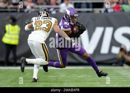 Next challenge for Vikings' Justin Jefferson: Saints star cornerback Marshon  Lattimore