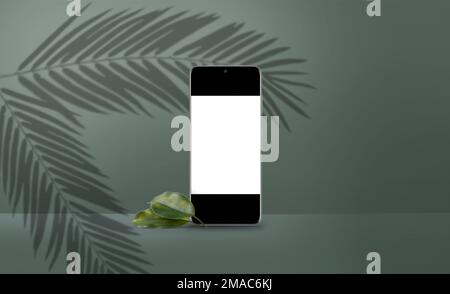 mockup from Samsung phons and devices with frame and background Stock Photo