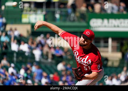 This is a 2022 photo of Graham Ashcraft of the Cincinnati Reds baseball  team taken Friday, March 18, 2022, in Goodyear, Ariz. (AP Photo/Charlie  Riedel Stock Photo - Alamy