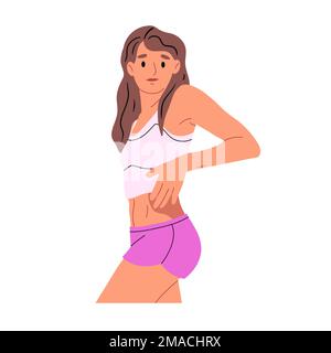 Women in sportswear. Sport outfit young woman vector illustration Stock  Vector Image & Art - Alamy