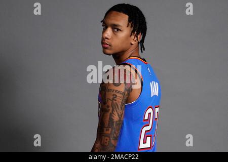 Tre Mann of Oklahoma City Thunder poses for a portrait on July 31, News  Photo - Getty Images