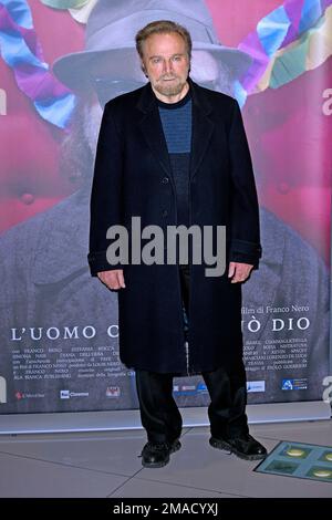 Rome, Italy. 18th Jan, 2023. Franco Nero attends the photocall for 'L'Uomo Che Disegnò Dio' at Cinema Adriano on January 18th, 2023 in Rome, Italy. Credit: dpa/Alamy Live News Stock Photo