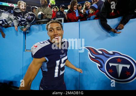 FILE -- In this Sept. 25, 2016 file photo, Tennessee Titans quarterback  Marcus Mariota (8) fumbles the ball as Oakland Raiders defenders Jihad Ward  (95) and Denico Autry (96) close in during