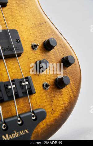 Marleaux Contra bass guitar Stock Photo