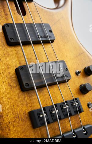 Marleaux Contra bass guitar Stock Photo