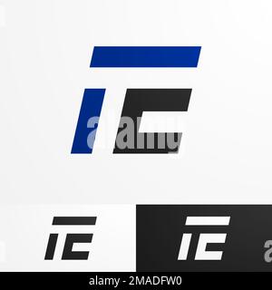modern logo template with futuristic concept, simple, clean and elegant with vector EPS format. Stock Vector
