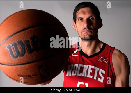 Boban Marjanovic  Houston Rockets Media Day 2023-2024 NBA Season 