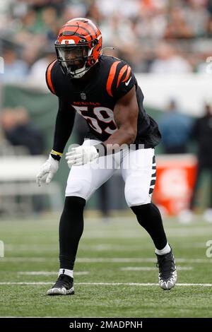 Cincinnati Bengals linebacker Akeem Davis-Gaither (59) in coverage