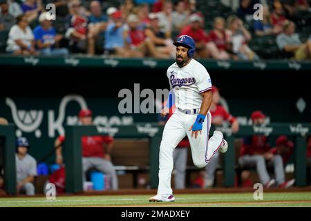 Atlanta Braves' Jesse Chavez throws to the Texas Rangers in the seventh  inning of a baseball game, Wednesday, May 17, 2023, in Arlington, Texas.  (AP Photo/Tony Gutierrez Stock Photo - Alamy