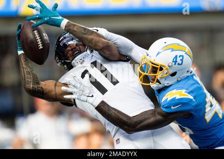 Jacksonville Jaguars wide receiver Marvin Jones (11) talks to the media  after the NFL International Series game against the Miami Dolphins at  Tottenha Stock Photo - Alamy