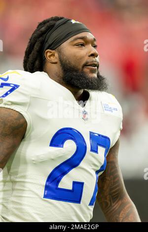 Los Angeles Rams running back Darrell Henderson Jr. (27) runs the