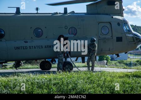 A Petroleum Supply Specialist assigned to Alpha Company, 615th Aviation ...