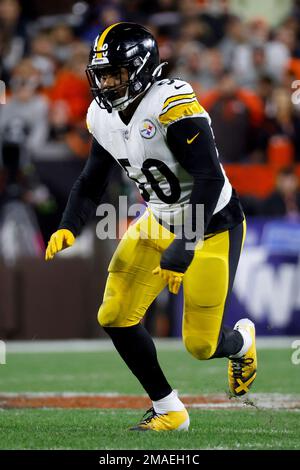 New York Jets' Jordan Whitehead, left and Jermaine Johnson celebrate a  turnover during an NFL football game against the Pittsburgh Steelers at  Acrisure Stadium, Sunday, Oct. 2, 2022 in Pittsburgh, Penn. (Winslow