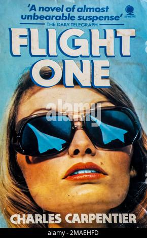 Flight One by Charles Carpenter book cover. 1979 Stock Photo
