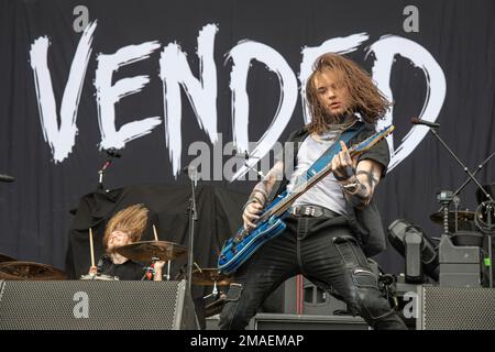 Cole Espeland Of Vended Performs At The Louder Than Life Music Festival ...